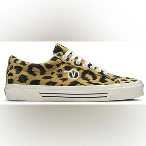 Vans Sid DX Anaheim Factory Leopard Print Sneakers Size 8 Women